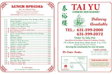Tai Yu Chinese Restaurant
