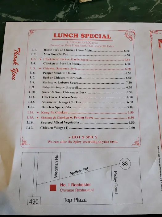 Number One Rochester Restaurant 4