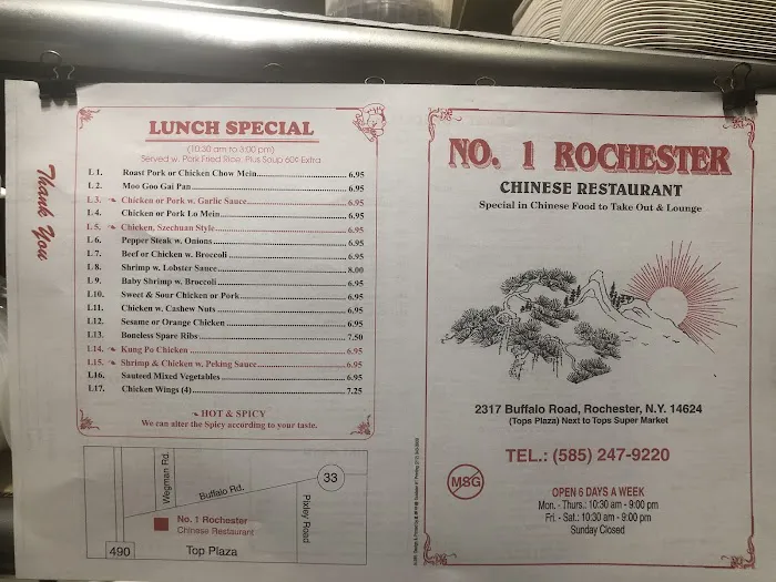 Number One Rochester Restaurant 10