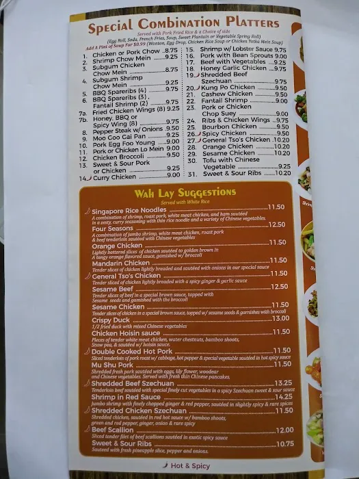 Wah Lay Chinese Take Out Restaurant 3