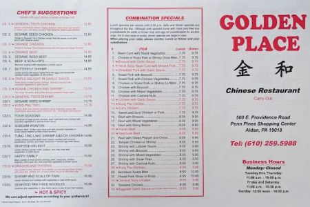 Golden Place Chinese Restaurant