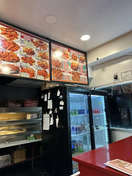 Halal crown fried chicken & pizza 8
