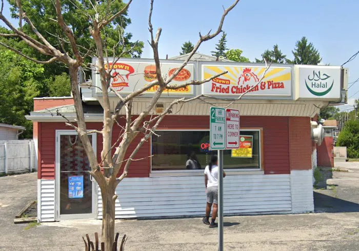 Halal crown fried chicken & pizza 4