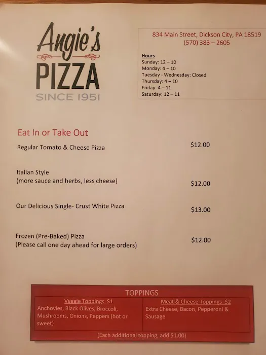 Angie's Pizza 7