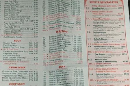 No 1 Chinese Food