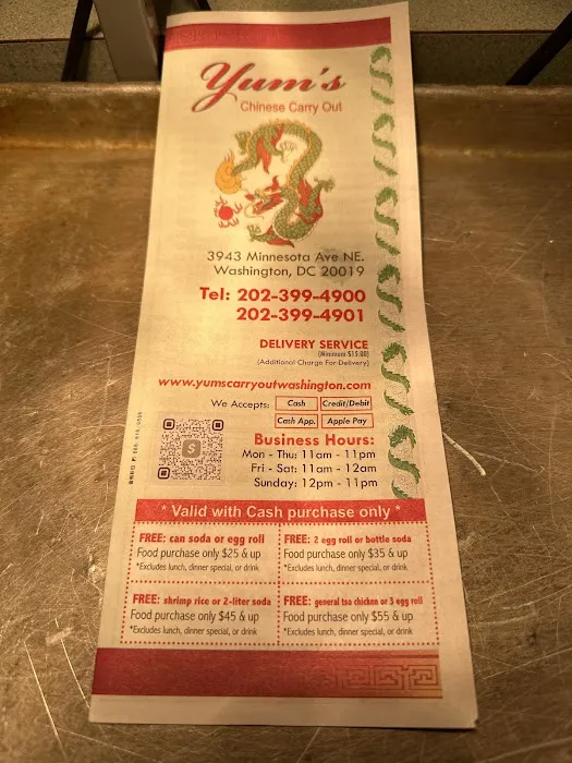 Yum's Carry Out 9