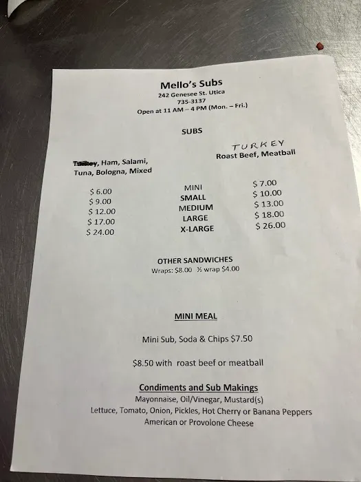 Mello's Subs 6