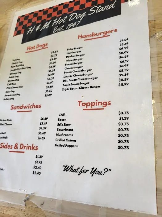 H & M Hot Dogs 6