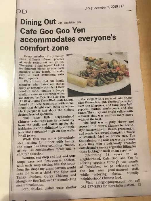 Cafe Goo Goo Yen 1