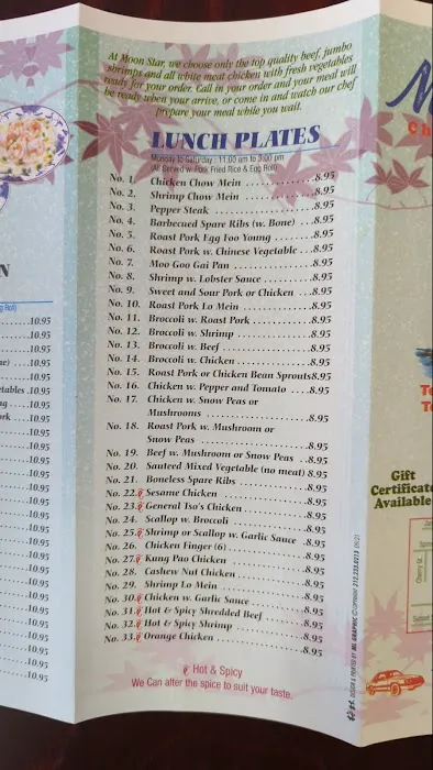 Moon Star Chinese Restaurant 2