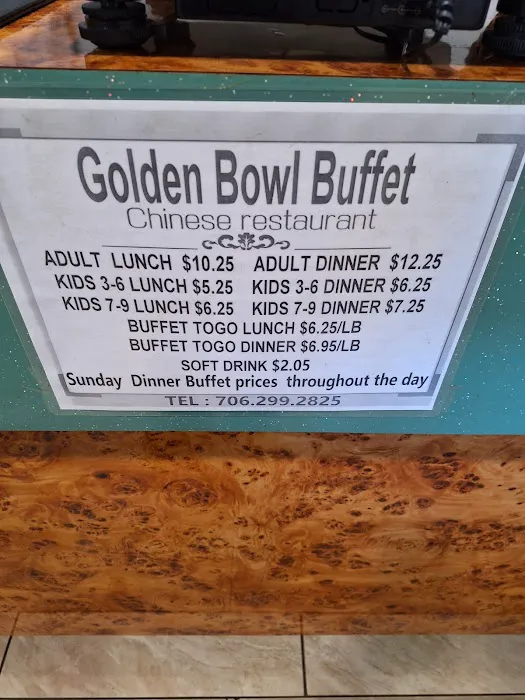 golden bowl Chinese buffet 7