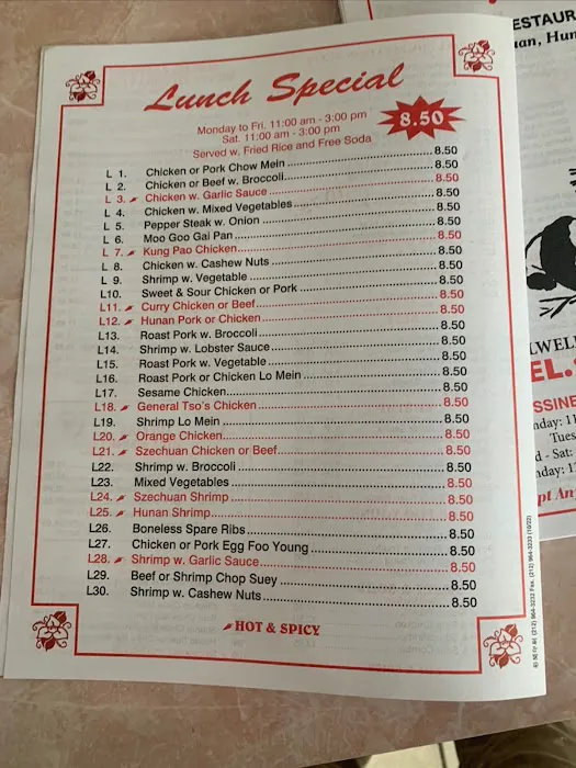Hunan Chinese Restaurant 1