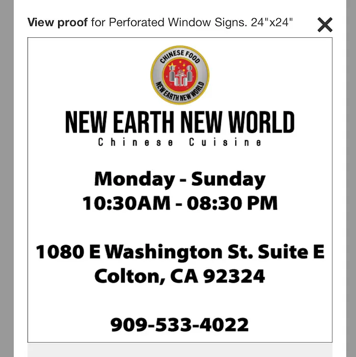 NEW EARTH NEW WORLD CHINESE CUISINE 3