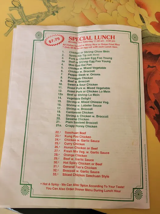 Golden China Restaurant 9