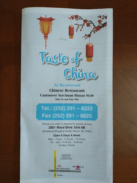 Taste of China Restaurant 9