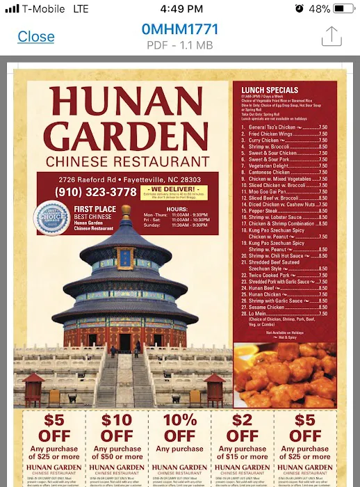 Hunan Garden*** 9