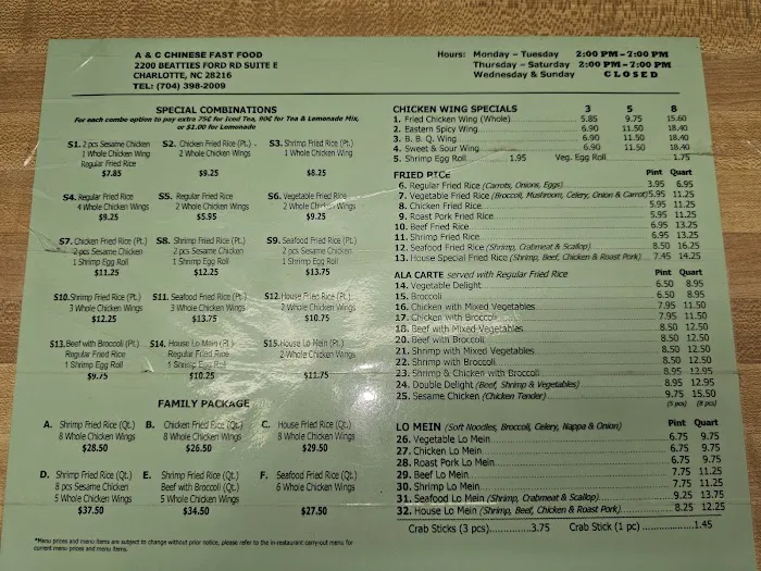 A & C Chinese Fast Food 10