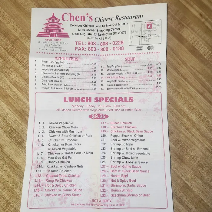 Chen's Chinese Restaurant 10