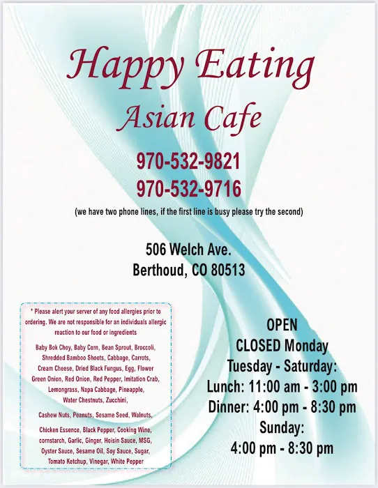 Happy Eating Asian Cafe 6