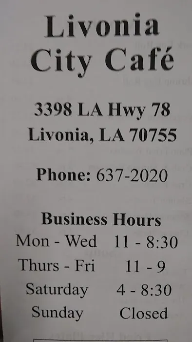 Livonia City Cafe 1