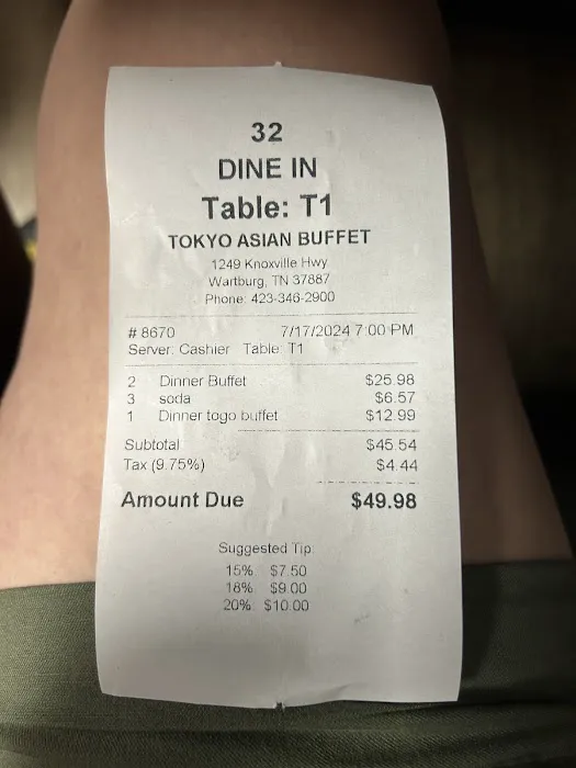 Tokyo Asian buffet 7