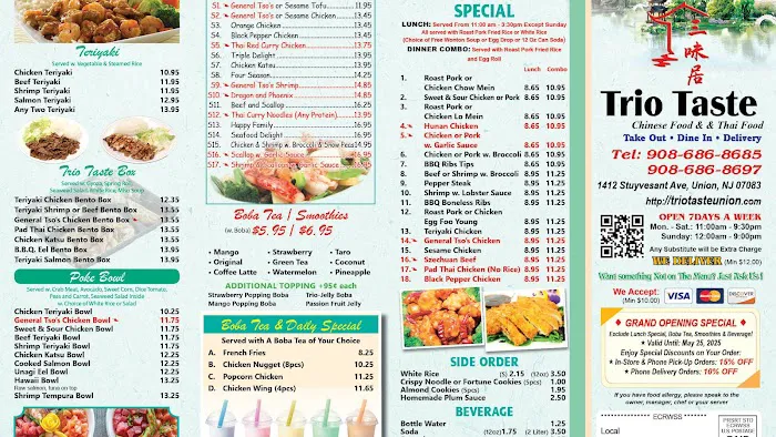 Trio taste Chinese & Thai food 3