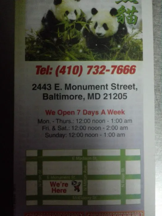 Panda Chinese & American Food 9
