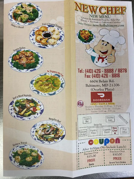 New Chef Carry Out Restaraunt 5