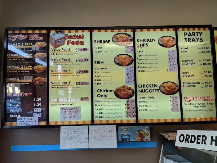 Louisiana Fried Chicken/Chinese food 1