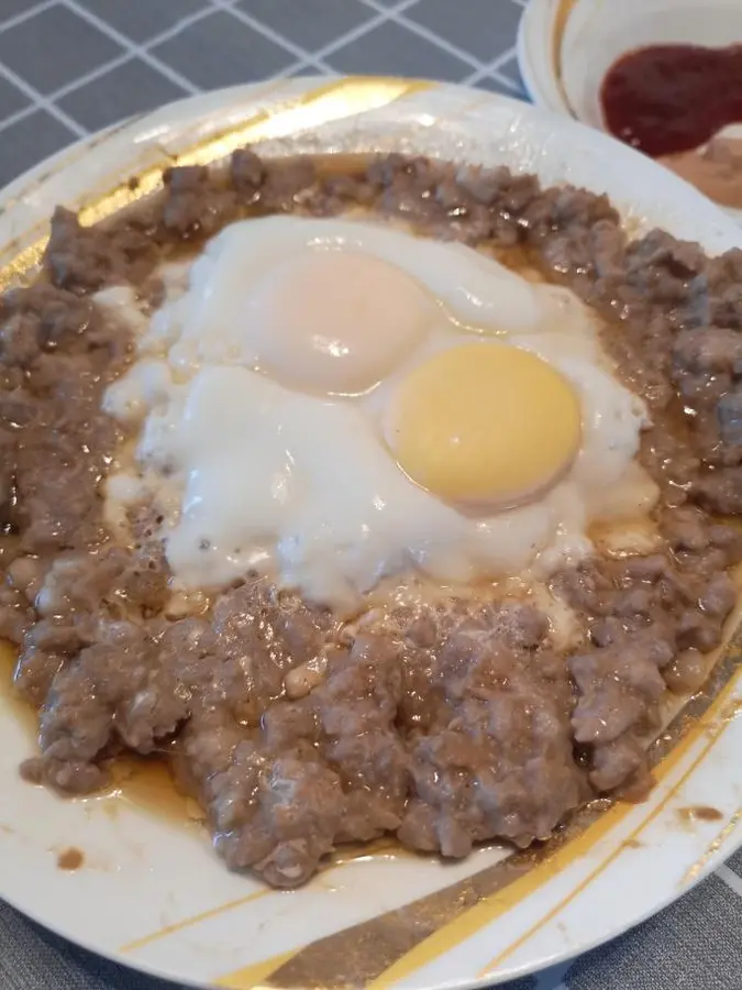 Steamed eggs with meat foamã€Elementary school students' tableã€‘ step 0