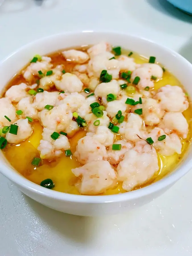 Shrimp Smooth Steamed Egg ~ The best delicacy for children step 0