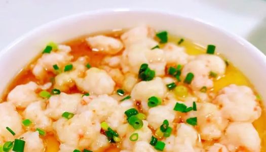 Shrimp Smooth Steamed Egg ~ The best delicacy for children