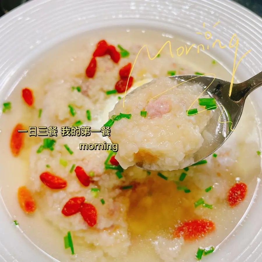 Steamed eggs with yam minced pork