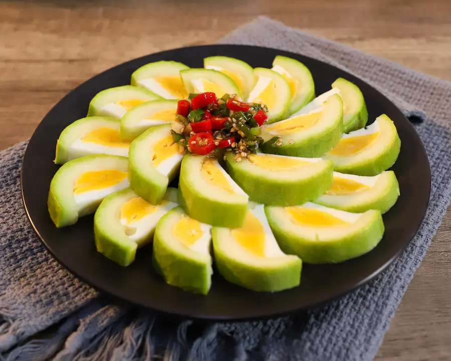 Zucchini steamed eggs