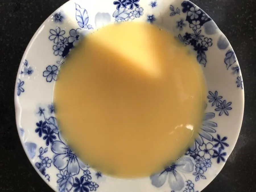 Egg custard, stewed eggs step 0