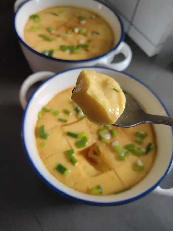 Homemade steamed egg custard step 0