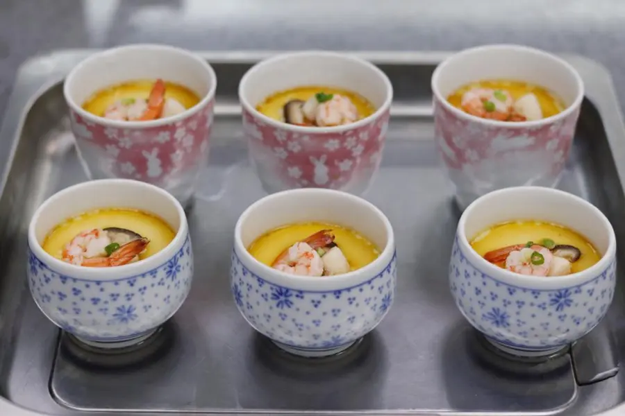 Too tender seafood custard step 0