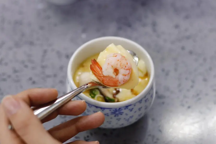 Too tender seafood custard step 0