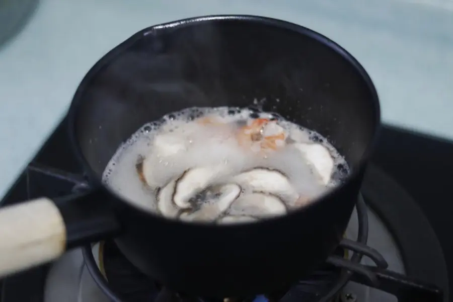 Too tender seafood custard step 0