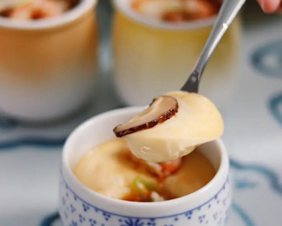 Too tender seafood custard