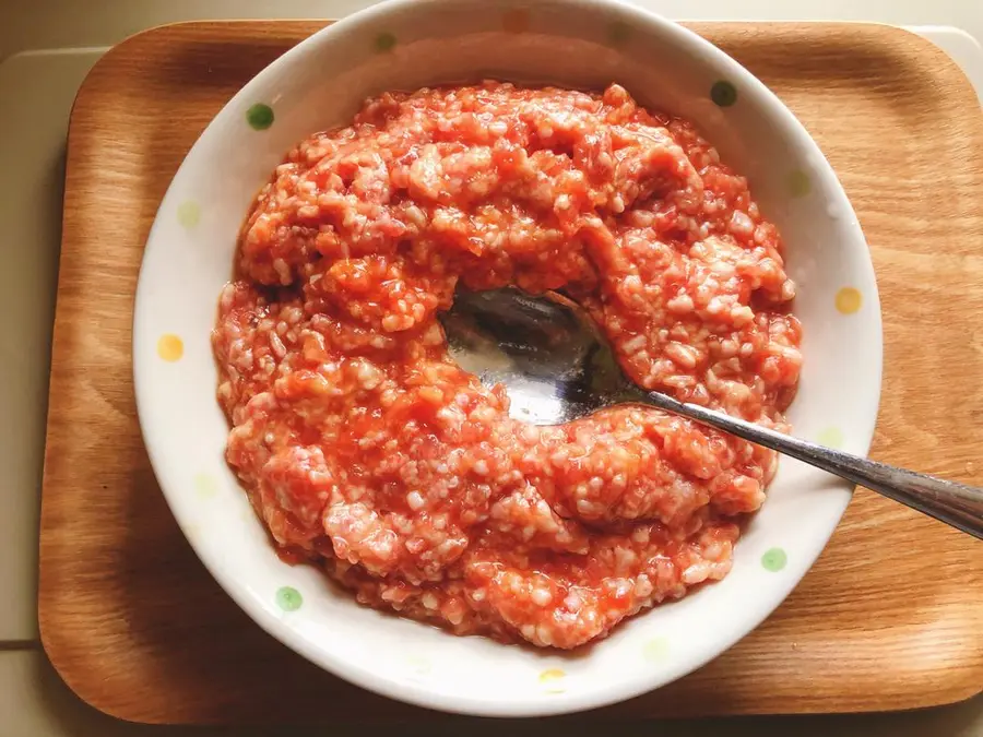 Simple and delicious steamed eggs with meatloaf step 0