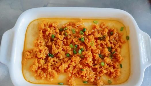 Steamed eggs with sea urchin