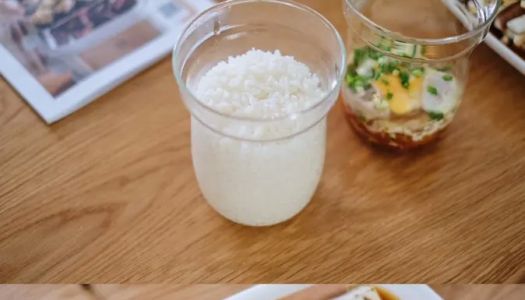 Steamed egg with meat foam + steamed eggplant + rice [September Beiding Steamed Stew Recipe]