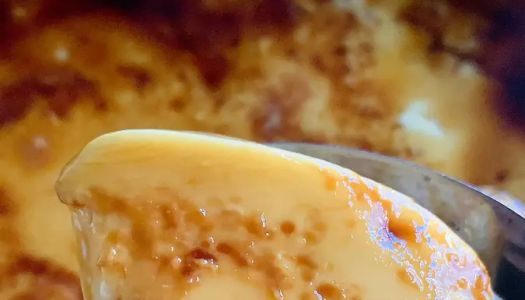 Quick-handed, tender microwave egg custard