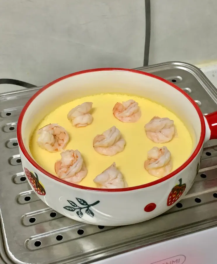 Super tender shrimp egg custard  step 0