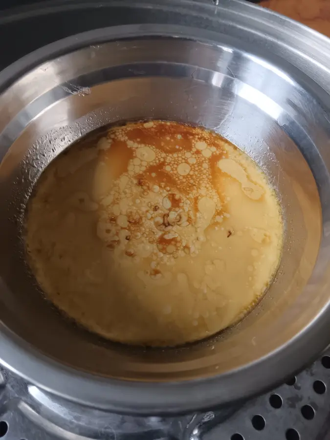 Homemade egg custard