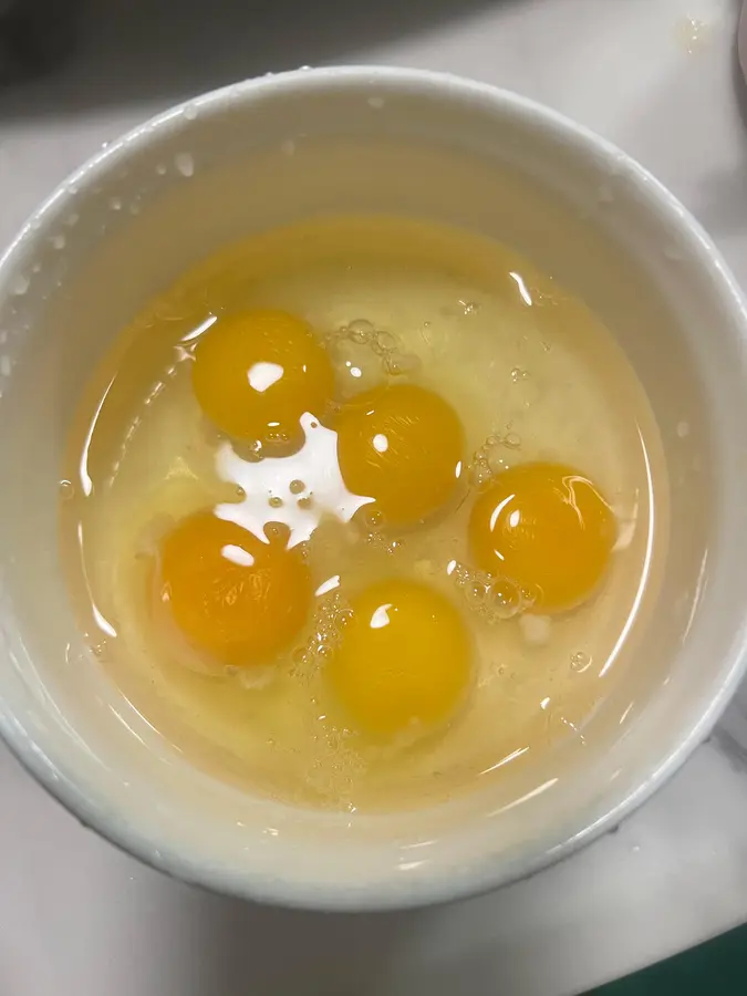 Steamed egg custard - steamed eggs step 0