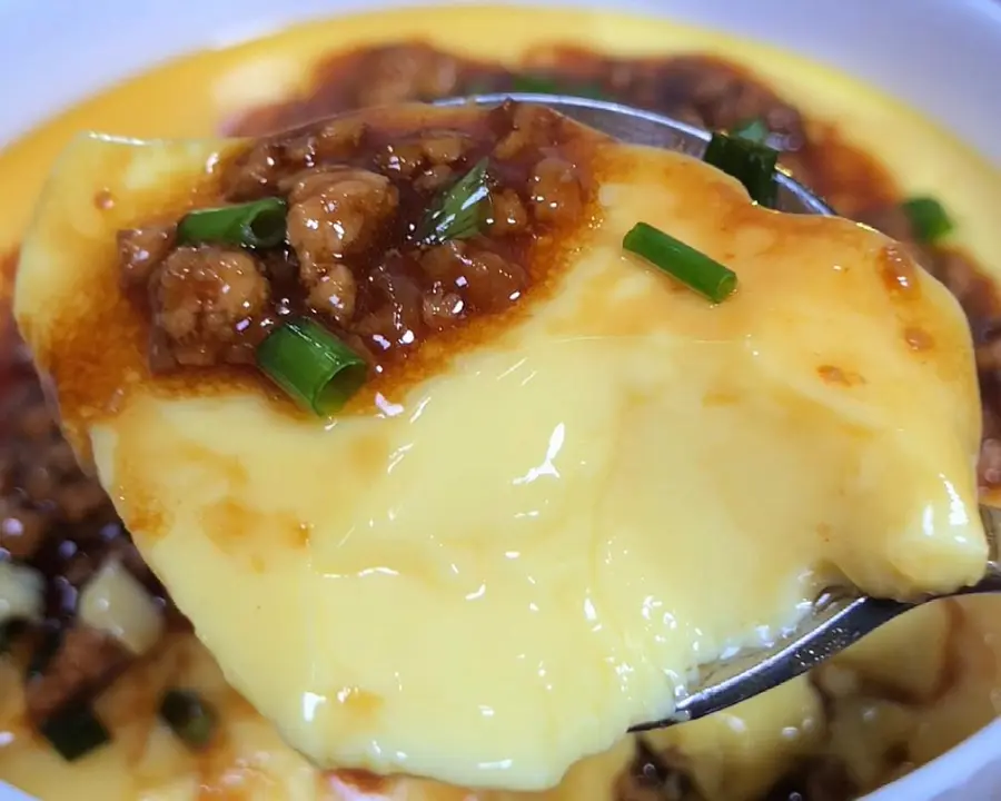 Minced meat and egg custard|Home-style version  step 0