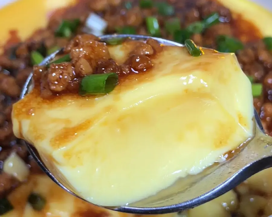 Minced meat and egg custard|Home-style version  step 0