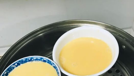 Lazy man zero failure egg custard